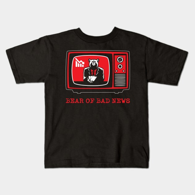 Bear on Bad News Kids T-Shirt by wrenfro